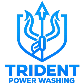 Trident Power Washing logo, exterior cleaning specialists serving Greater Vancouver